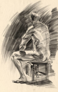 "shane patrick white" "shane white" "figure drawing" "figure study" "charcoal" "crayon" "fine art"